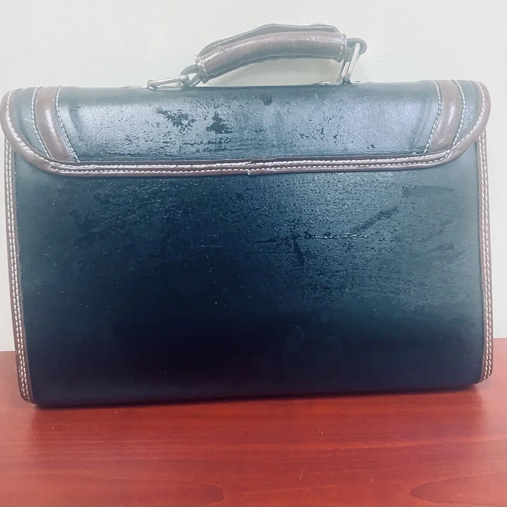 Splendid Black and Brown saddle handbag Clutch